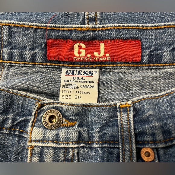 VINTAGE GUESS - Denim Skirt - Ladies 30 - Picture 4 of 6